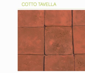 Cotto Tavella terracotta