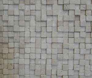 LA.Travertin 3D Mozaik  2,3x2,3 cm 