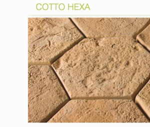 Cotto Hexa  homok