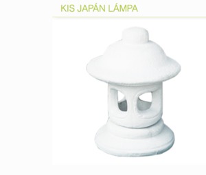 Kis japán lámpa