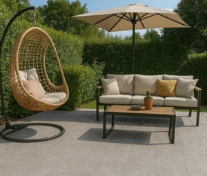 HELIOS SILVER MEGA  60x60x2 cm  teraszlap